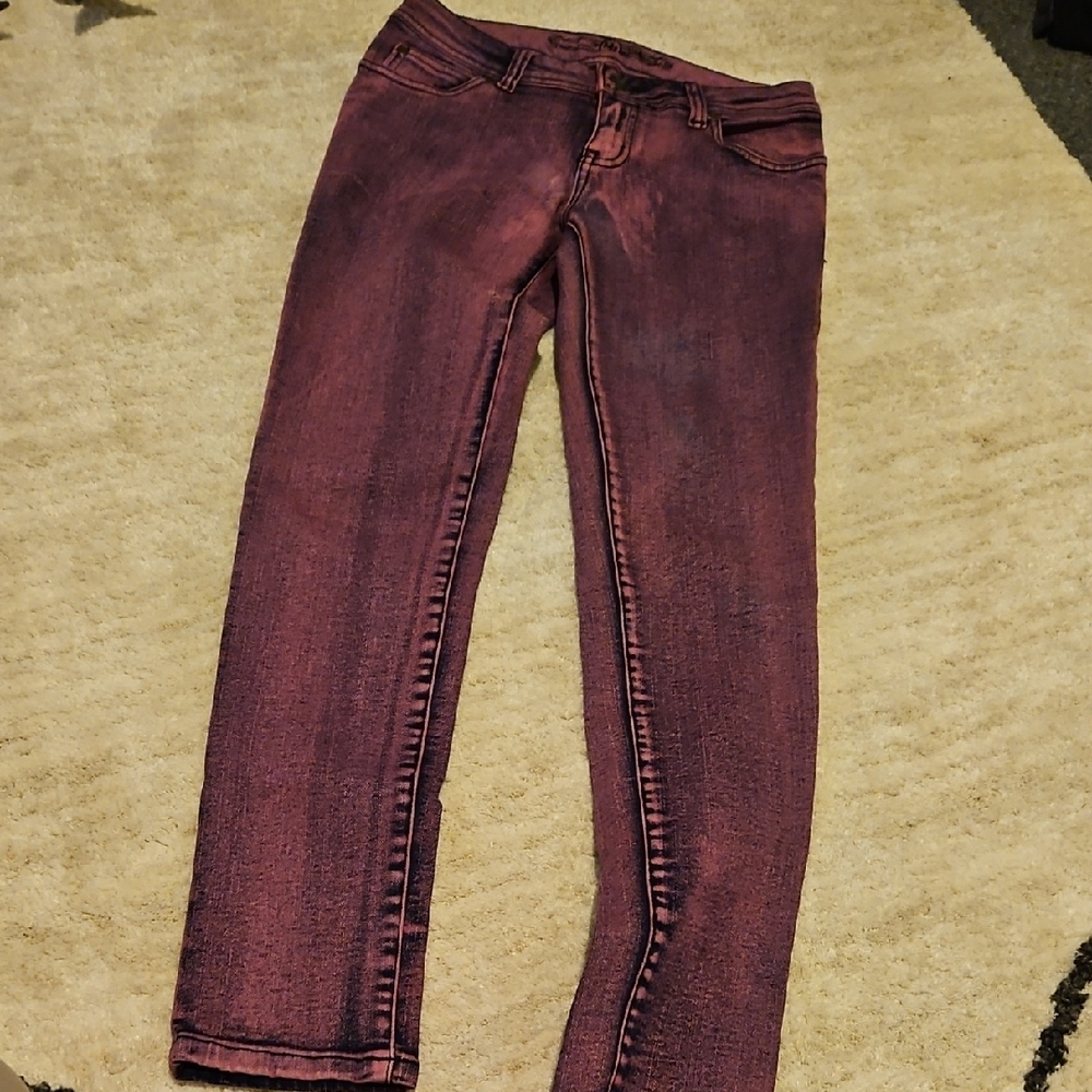 Women's Pibk/Purple/Black Jeans